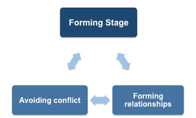 Forming stage of a team