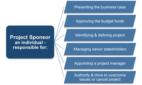 Responsibilities of the project sponsor