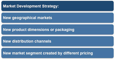 ansoff matrix market development strategy