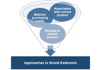 Different approaches to brand extension