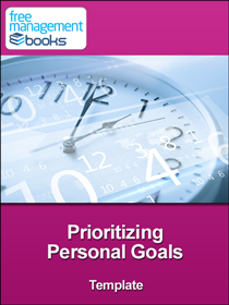 Prioritizing Personal Goals Template